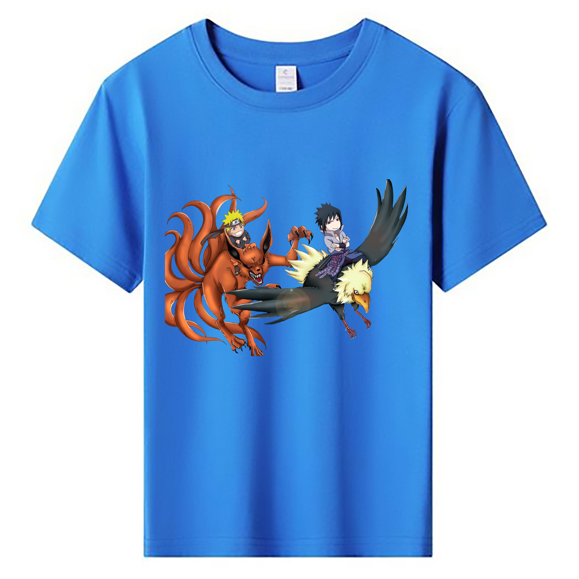 （画像用） NARUTO -ナルト- うずまき ナルト Uzumaki Naruto 綿100％キッズTシャツ（フロントプリント）